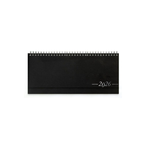 Blanja STOLNI TOKIO s godinom CRNI, spiralni, dim:30x14,5cm, 128 str., P/50