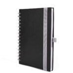 "NOTE BORGO wire" CRNI spiralni A5, dim: 14x21 cm, 192 str., P/20