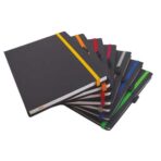 "PANTERA" s NARANČASTOM gumicom NOTES A5, poslovni, dim:14,8x21cm, P/20