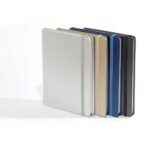 "LINAS" SREBRNI NOTE A5, poslovni, dim:14,8x21cm P/20