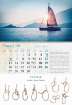 "KALENDAR GROPOVA" 13 list., dim: 33x55 cm, PVC vrećica, P/40, color kalendar