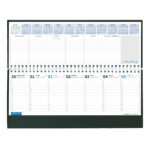 Planer STOLNI TOKIO s godinom PLAVI, spiralni, dim:30x14,5cm, 128 str., P/50 - Slika 2