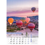 "SVIJET U BOJI" 13 list., dim: 30,5x50 cm, PVC vrećica, P/50, color kalendar - Image 2