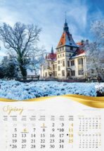 "MOJA ZLATNA SLAVONIJA i BARANJA" 13 list., dim: 33x55 cm, PVC vrećica, P/40, kolor kalendar