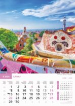 "BISERI SVIJETA" 13 list., dim: 30,5x50 cm, PVC vrećica, P/50, color kalendar