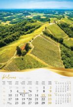 "BAJKOVITO ZAGORJE I MEĐIMURJE" 13 list., dim: 33x55 cm, PVC vrećica, P/40, kalendar u boji