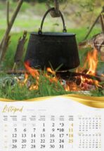 "MOJA ZLATNA SLAVONIJA i BARANJA" 13 list., dim: 33x55 cm, PVC vrećica, P/40, kolor kalendar