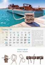 "KALENDAR GROPOVA" 13 list., dim: 33x55 cm, PVC vrećica, P/40, color kalendar