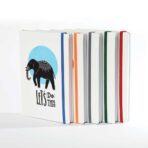 "PERLA" s NARANČASTOM gumicom BILJEŠKE A5, poslovni, dim:14,8x21cm, P/20