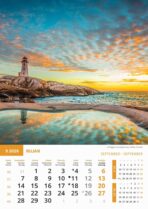 "BISERI SVIJETA" 13 list., dim: 30,5x50 cm, PVC vrećica, P/50, color kalendar