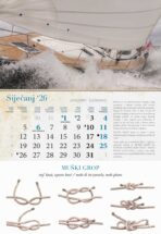 "KALENDAR GROPOVA" 13 list., dim: 33x55 cm, PVC vrećica, P/40, color kalendar