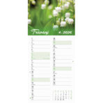 "CVJETNI PLANER" 13 list., dim: 22x55cm,  PVC vrećica, P/50, color kalendar - Image 4