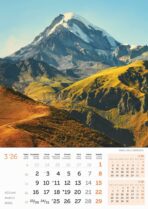 "VRHOVI SVIJETA" 13 list., dim: 30,5x50 cm, PVC vrećica, P/50, color kalendar