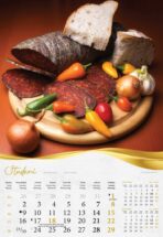 "MOJA ZLATNA SLAVONIJA i BARANJA" 13 list., dim: 33x55 cm, PVC vrećica, P/40, kolor kalendar