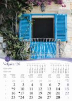 "ROMANTIČNA HRVATSKA" 13 list., dim: 30,5x50 cm, PVC vrećica, P/50, color kalendar