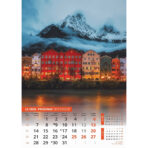 "SVIJET U BOJI" 13 list., dim: 30,5x50 cm, PVC vrećica, P/50, color kalendar - Image 5