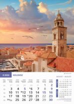 "BISERI SVIJETA" 13 list., dim: 30,5x50 cm, PVC vrećica, P/50, color kalendar