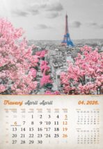 "VINTAGE GRADOVI" 13 list., dim: 33x55cm, PVC vrećica, P/40, kolor kalendar