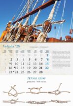 "KALENDAR GROPOVA" 13 list., dim: 33x55 cm, PVC vrećica, P/40, color kalendar