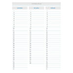 "ATENA" CRVENI rokovnik A4, dim: 21x26,5cm, 192 str., gumica, gumica za olovku P/20 - Slika 3