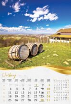 "BAJKOVITO ZAGORJE I MEĐIMURJE" 13 list., dim: 33x55 cm, PVC vrećica, P/40, kalendar u boji