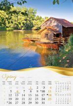 "BAJKOVITO ZAGORJE I MEĐIMURJE" 13 list., dim: 33x55 cm, PVC vrećica, P/40, kalendar u boji