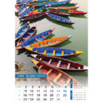 "SVIJET U BOJI" 13 list., dim: 30,5x50 cm, PVC vrećica, P/50, color kalendar - Image 8