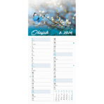 "CVJETNI PLANER" 13 list., dim: 22x55cm,  PVC vrećica, P/50, color kalendar - Image 9