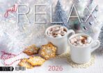 "JUST RELAX" 13 list., dim: 33,5x31 cm, PVC vrećica, P/50, color kalendar