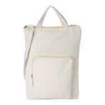 Cotton (340 g/m2) laptop bag Iker - Image 2