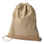 RPET polyester (600D) drawstring bag Ansel - Image 3
