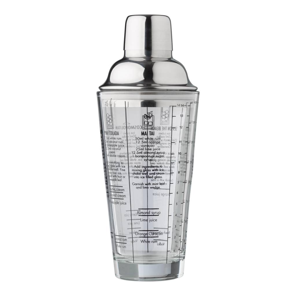 g00G1041489-00G021999999-0 Glass cocktail shaker (400 ml) Adela - Image 1