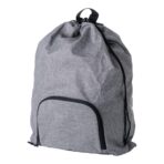 300D Two Tone foldable drawstring backpack Camilla - Image 3