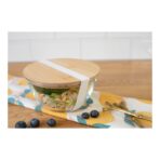 Glass salad bowl Isabeau