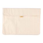 Cotton (220 gr/m2) laptop pouch Dirk