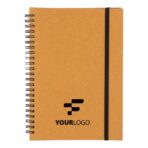Recycled leather notebook A5 Egon