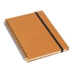 Recycled leather notebook A5 Egon - Image 4