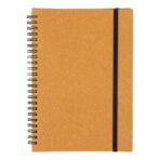 Recycled leather notebook A5 Egon - Image 5