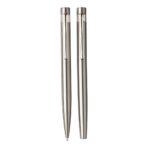 Recycled stainless steel writing set Fritz
