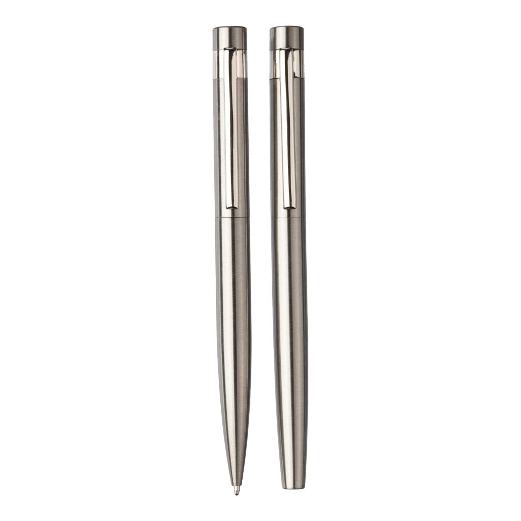g00G1103697-00G032999128-0 Recycled stainless steel writing set Fritz - Slika 1