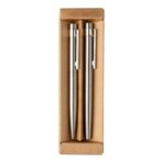 Recycled stainless steel writing set Fritz - Slika 3