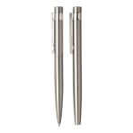 Recycled stainless steel writing set Fritz - Slika 5