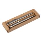 Recycled stainless steel writing set Fritz - Slika 7