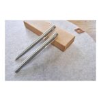 Recycled stainless steel writing set Fritz - Slika 8