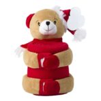 Christmas stuffed animal with blanket Andrew - Image 4