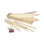 Drvena kutija s olovkama Carmelita