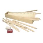 Wooden box with pencils Carmelita - Slika 6