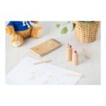 Wooden tube with pencils Francis