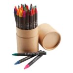 Cardboard tube with crayons Gabrielle