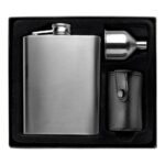 Stainless steel hip flask Brittany